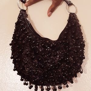 ⚫Black⚫Dangle🖤Bead⚫Handbag⚫